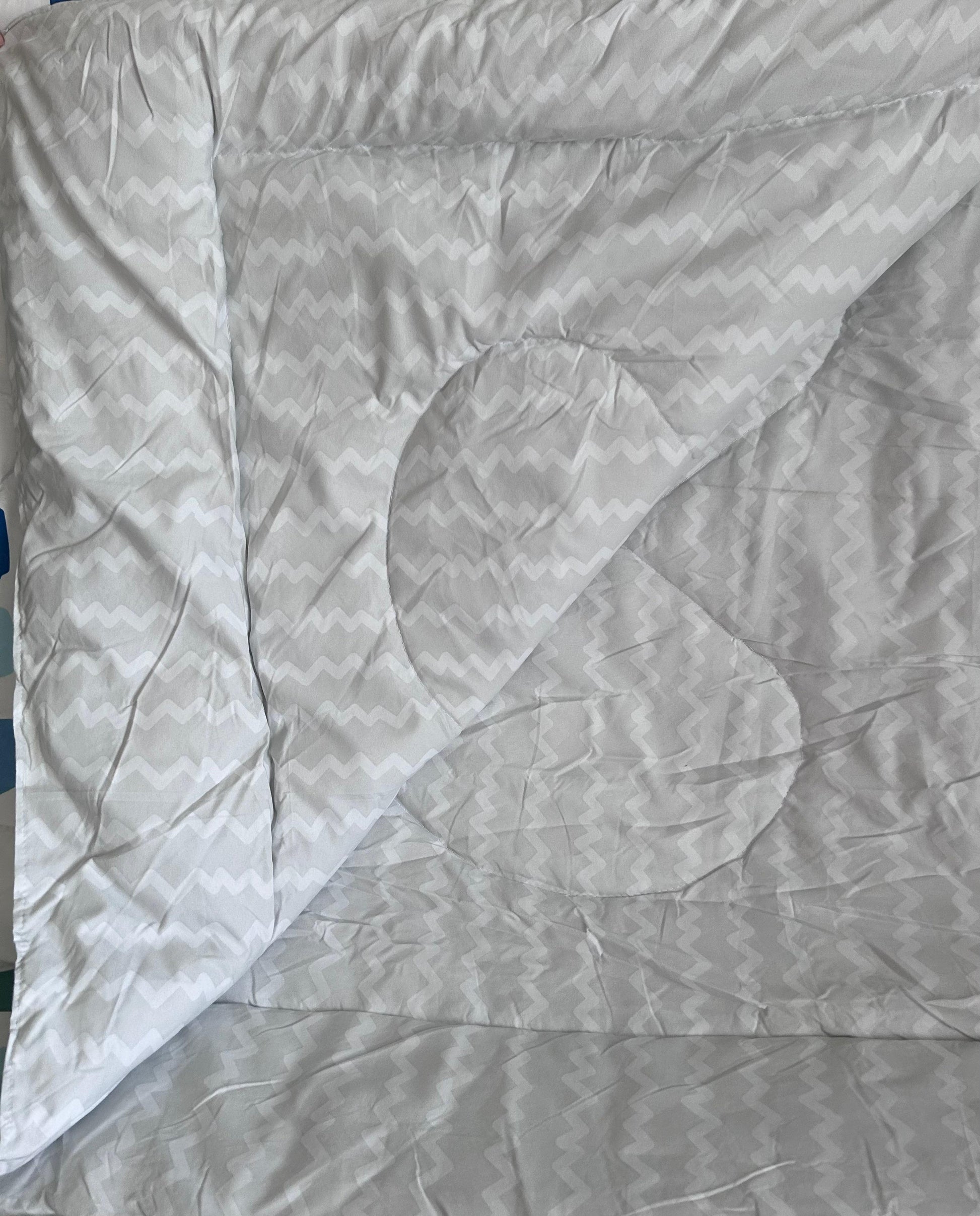 Blue Brushstroke Comforter – Modern Art - Inspired Bedding - Avyana Bedding Collection