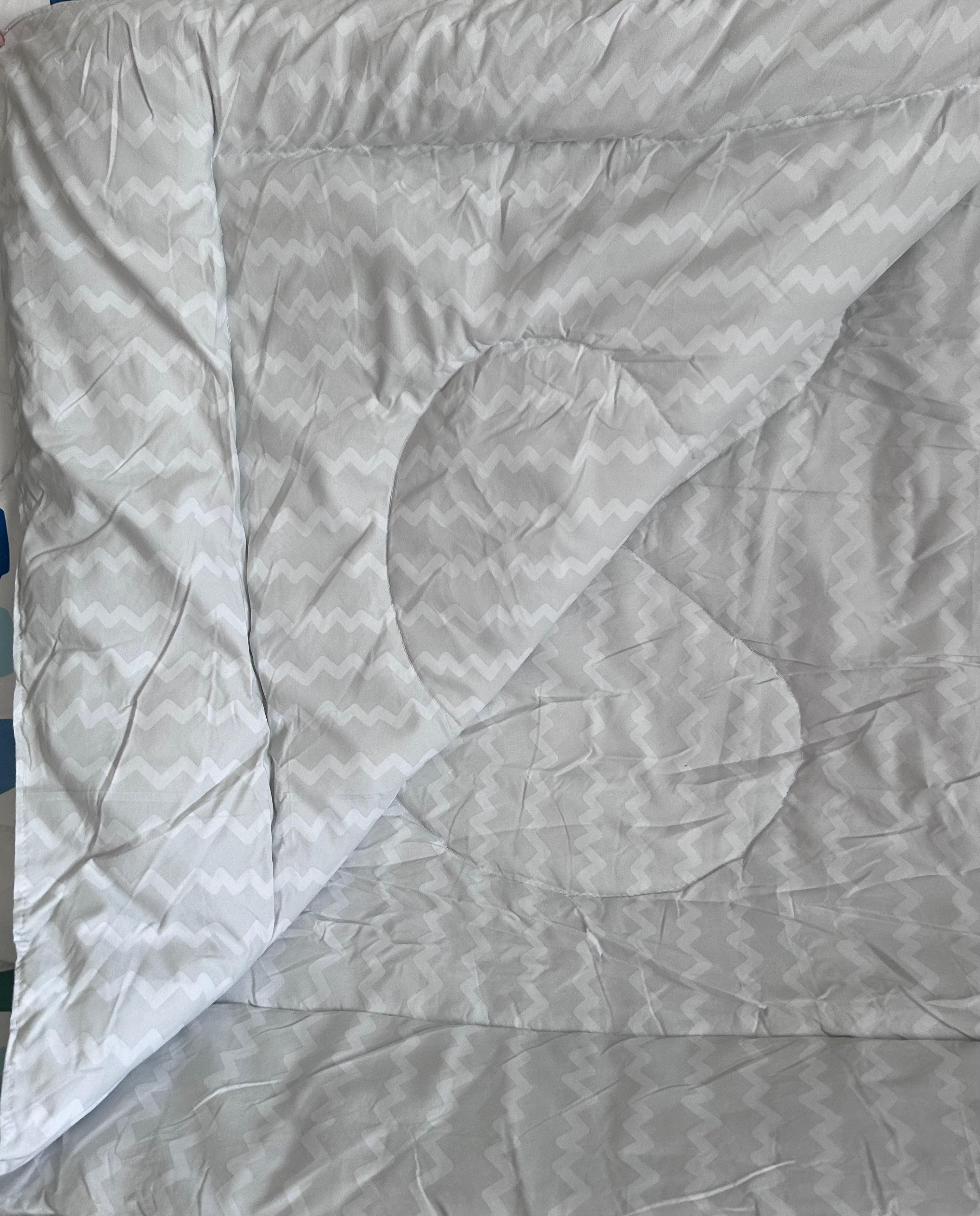 Blue Brushstroke Comforter – Modern Art - Inspired Bedding - Avyana Bedding Collection