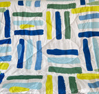 Blue Brushstroke Comforter – Modern Art - Inspired Bedding - Avyana Bedding Collection