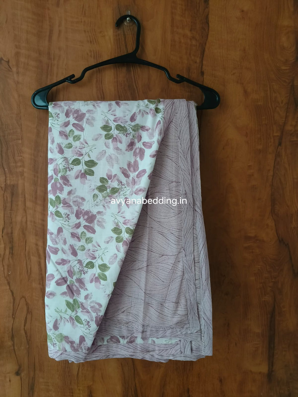 Blush Meadow Reversible Double Dohar in Pure Cotton - Avyana Bedding Collection