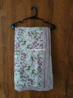 Blush Meadow Reversible Double Dohar in Pure Cotton - Avyana Bedding Collection