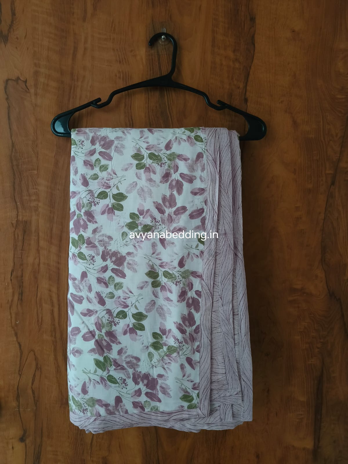 Blush Meadow Reversible Double Dohar in Pure Cotton - Avyana Bedding Collection