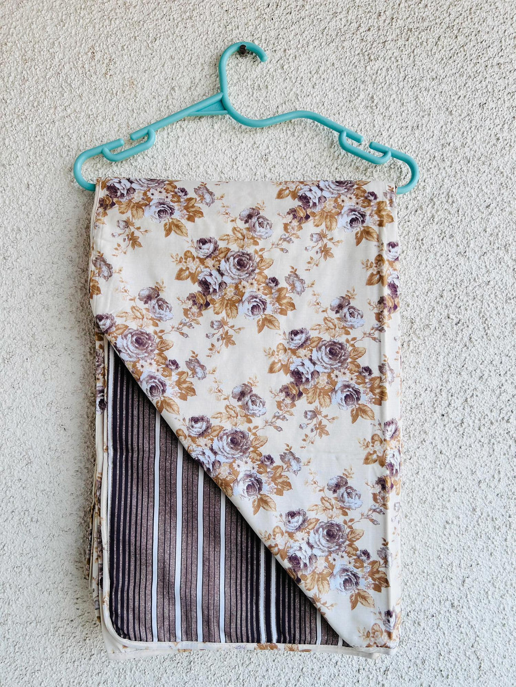 Brown Cotton Jaipuri Premium Single Bed Dohar - Avyana Bedding Collection