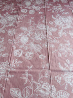 Dusty Rose Peony Garden Cotton Bedsheet Set - Avyana Bedding Collection