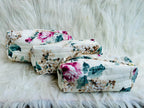 Floral Utility Pouches - set of 3 - Multicolor - Avyana Bedding Collection