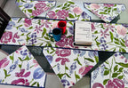 Multicolor Cotton Floral Premium Dining Cover (6 Casemat + 1 Runner) - Avyana Bedding Collection