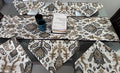 Multicolor Cotton Jaipuri Premium Dining Cover (6 Casemat + 1 Runner) - Avyana Bedding Collection