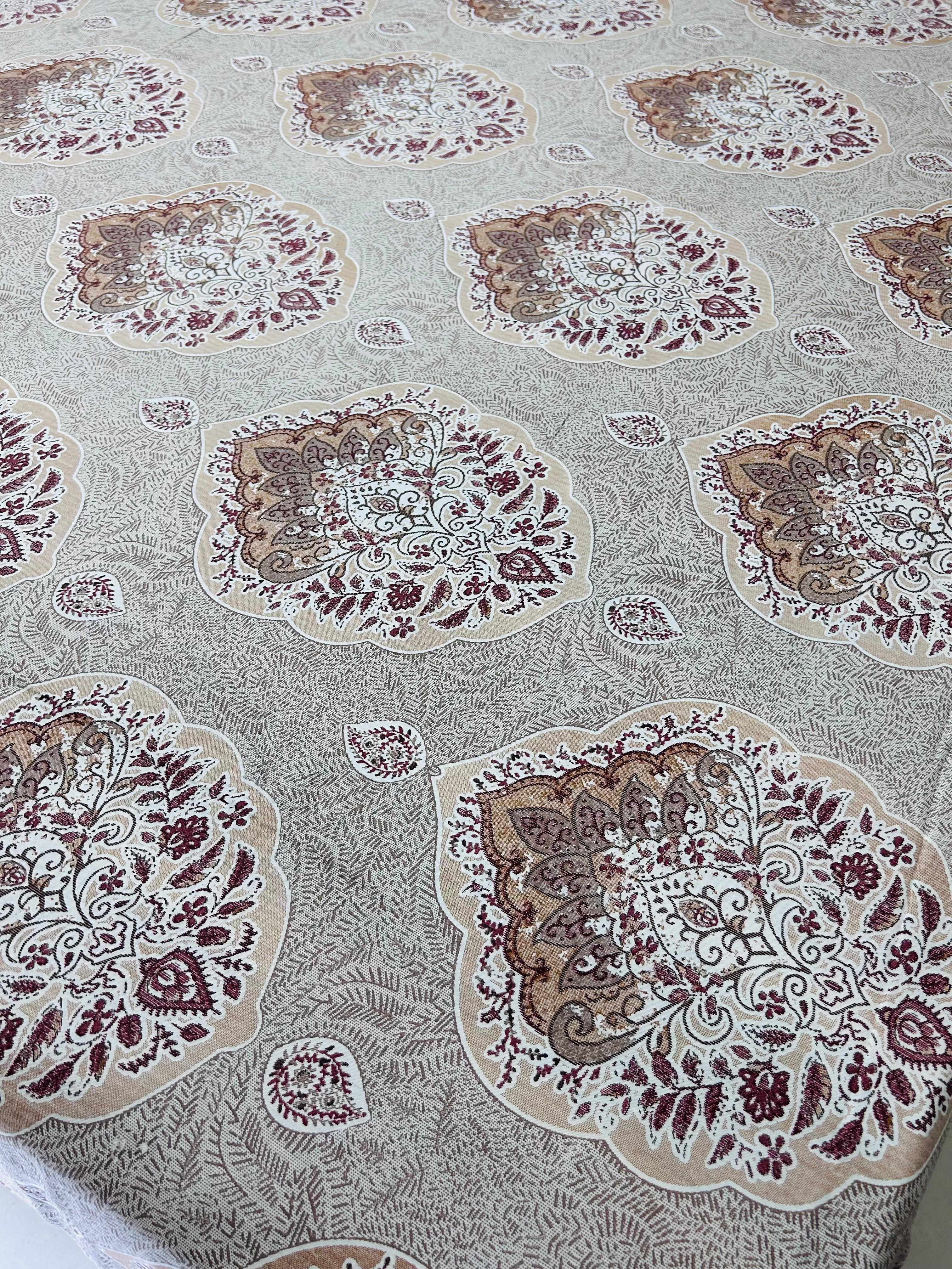 Multicolor Cotton Jaipuri Premium King Bed Sheet - Avyana Bedding Collection