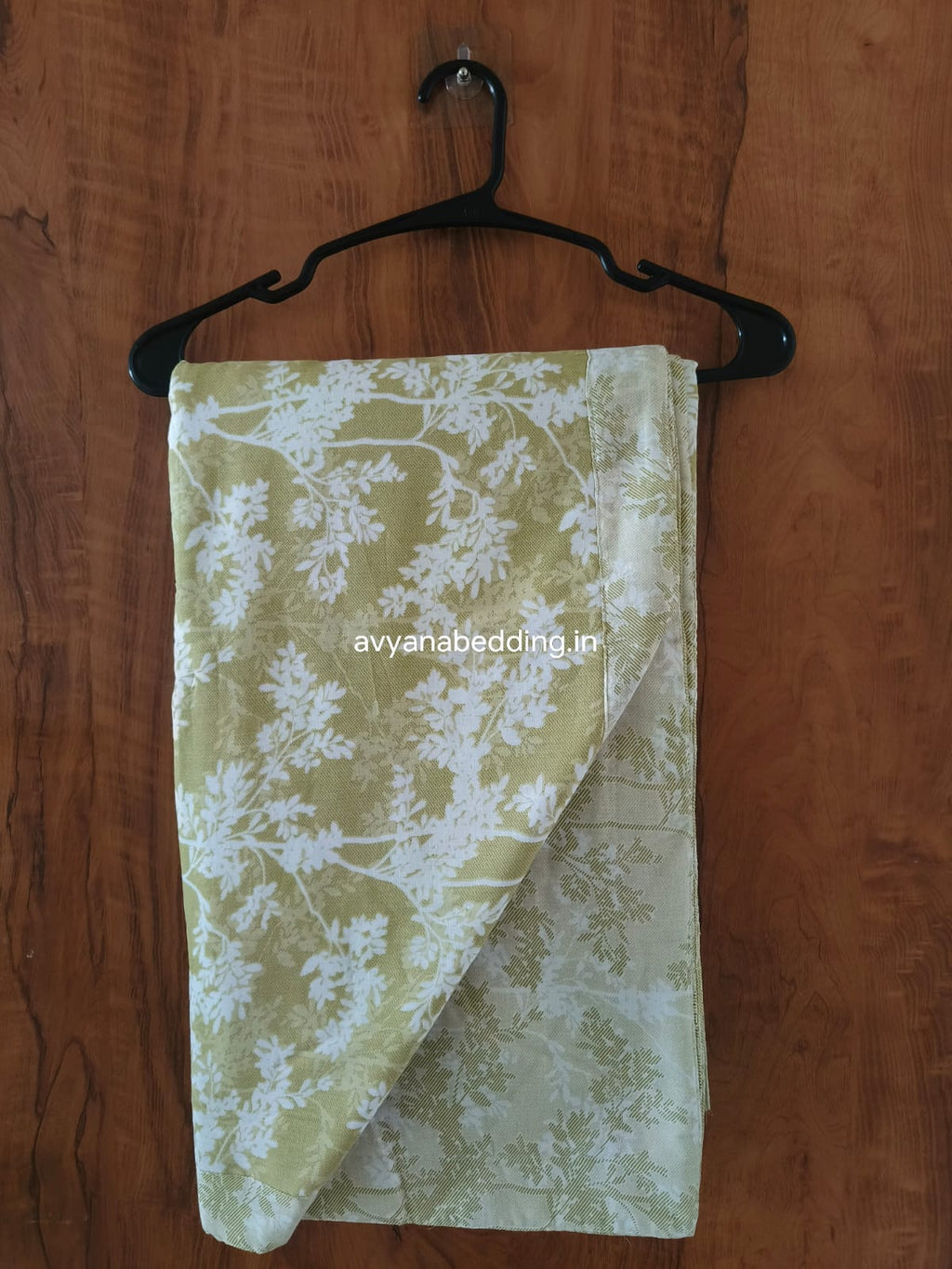 Olive Grove Reversible Double Dohar in Pure Cotton - Avyana Bedding Collection