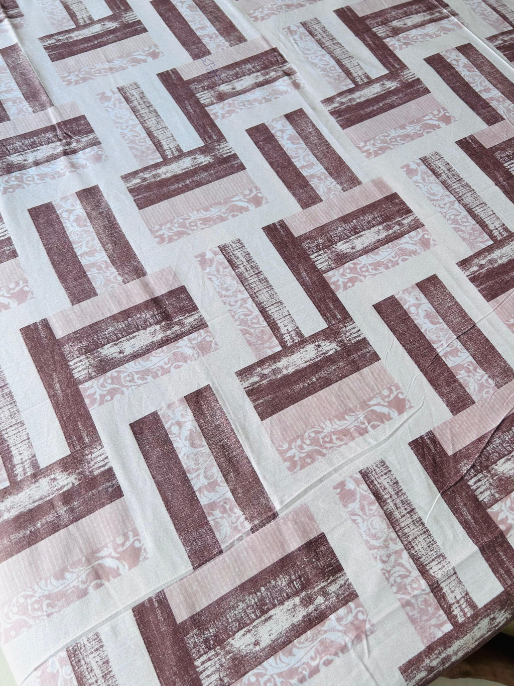 Regal Maze Cotton Bedsheet Set - Avyana Bedding Collection