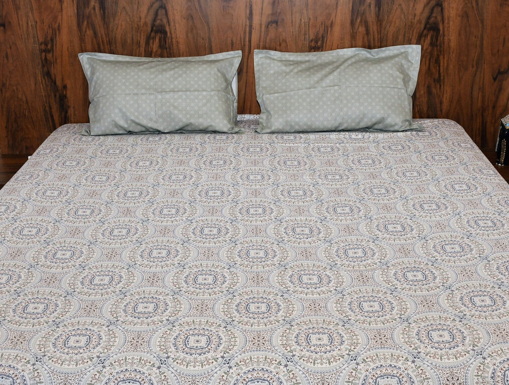 Royale Mandala Bedsheet – Pure Cotton - Avyana Bedding Collection