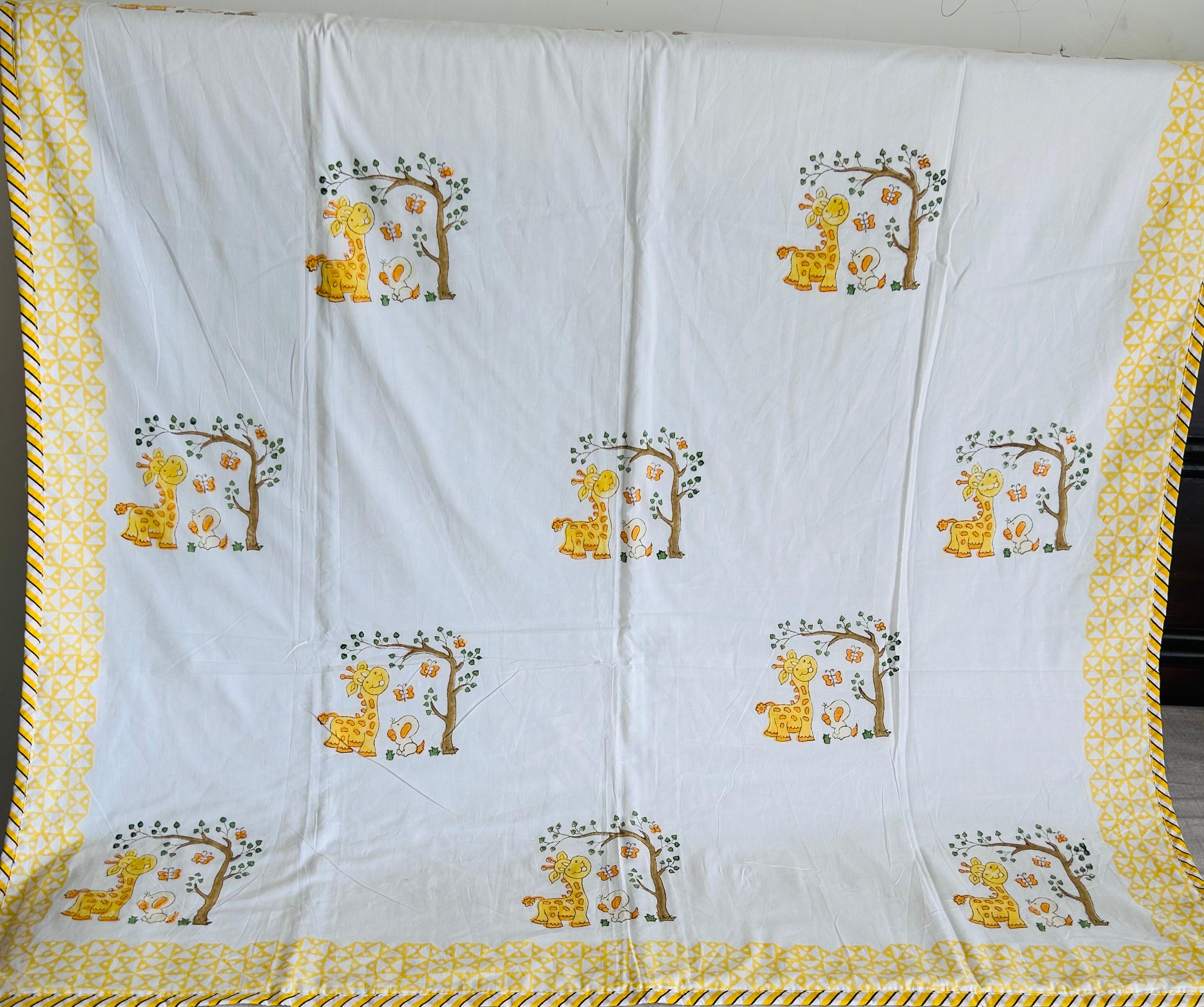 Safari Friends – Jungle - Themed Kids Dohar - Avyana Bedding Collection