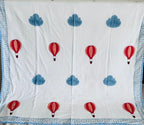 Sky Adventures – Hot Air Balloon Kids Dohar - Avyana Bedding Collection