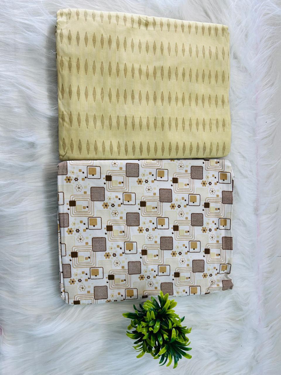 White Butter Cotton Jaipuri Premium Single Bed Dohar - Avyana Bedding Collection