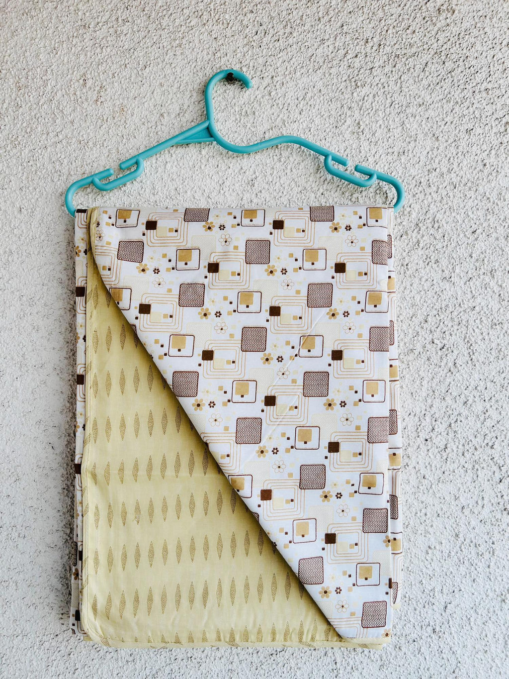 White Butter Cotton Jaipuri Premium Single Bed Dohar - Avyana Bedding Collection