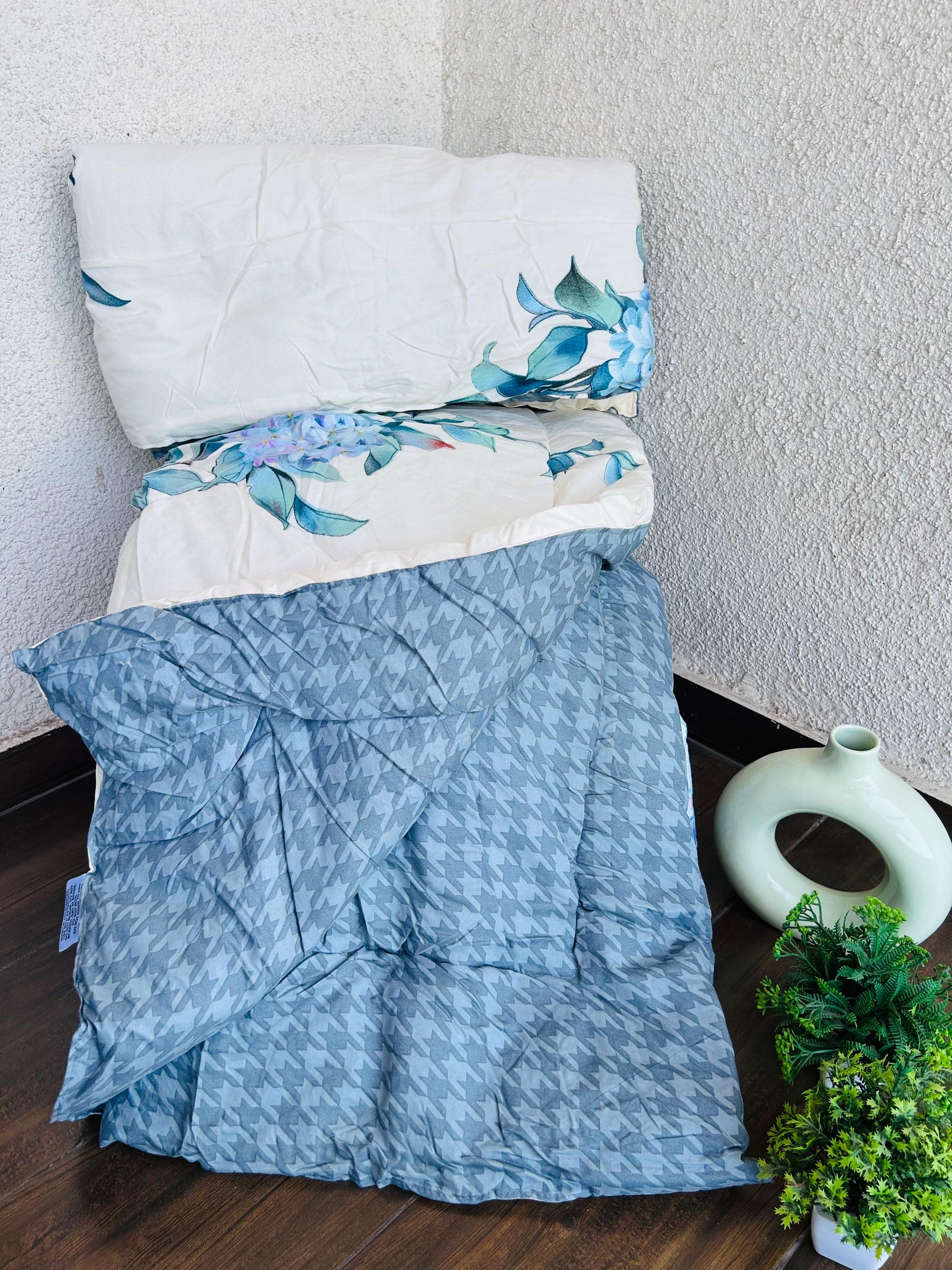 White Floral Comforter – Soft Botanical Bedding for Elegant Homes - Avyana Bedding Collection